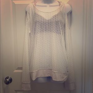 Fabletics Cold Shoulder Pullover